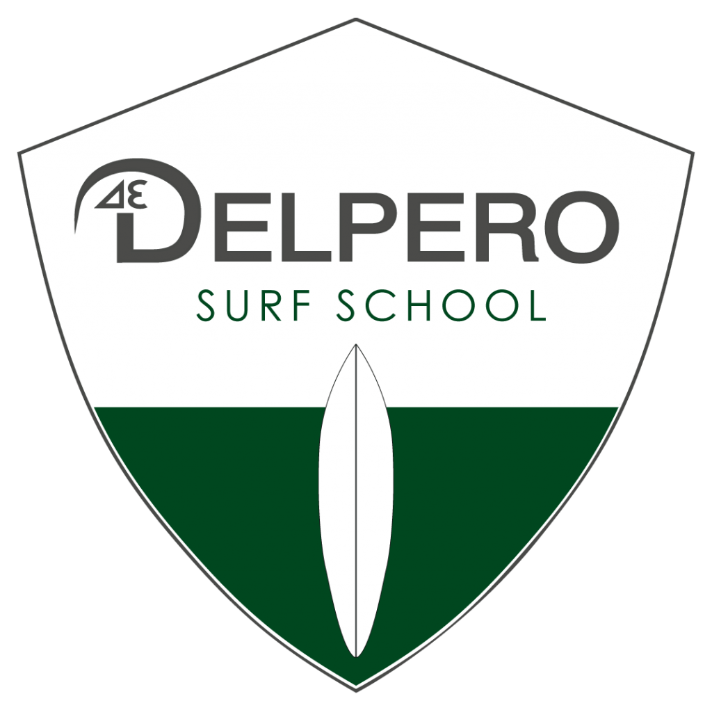 logo delpero surf school